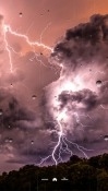 Thunderstorm Samsung Galaxy Y S5360 Wallpaper