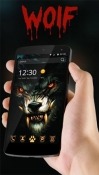 Spiky Bloody King Wolf QMobile NOIR A10 Wallpaper