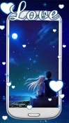 Blue Love QMobile NOIR A10 Wallpaper