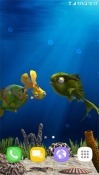 Aquarium Fish 3D Huawei Ascend P6 Wallpaper