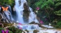 Waterfall 3D Samsung Galaxy Prevail 2 Wallpaper