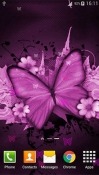 Pink Butterfly Android Mobile Phone Wallpaper