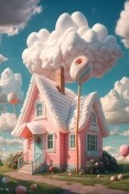 Pink House Amazon Fire Phone Wallpaper