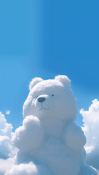 Cloud Teddy  Mobile Phone Wallpaper