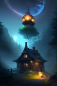Haunted House  Mobile Phone Wallpaper