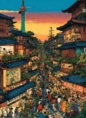 Tokyo City Nokia 125 Wallpaper