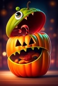 Halloween Pumpkin Nokia 3210 Wallpaper
