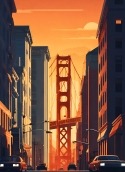 San Francisco Downtown Nokia 2660 Flip Wallpaper