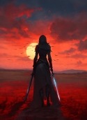 Assassin Woman On A Batte Field Nokia 6310 (2021) Wallpaper