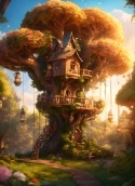 Tree House Nokia 105 (2022) Wallpaper