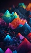 Colorful Mountains Nokia 105 (2022) Wallpaper