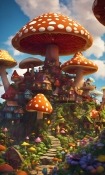 Mushroom Village Nokia 110 (2019) Wallpaper
