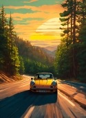 Porsche On The Road Nokia 105+ (2022) Wallpaper