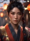 Female Japanese Ronin Xiaomi Poco F6 Pro Wallpaper