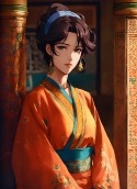 Beautiful Anime Girl Nokia 3210 Wallpaper