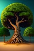 Green Tree Xiaomi Poco F6 Pro Wallpaper