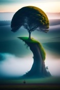 Abstract Tree Xiaomi Poco F6 Pro Wallpaper