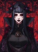 Evil Anime Girl Samsung Galaxy A32 Wallpaper