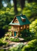 Tiny Toy House Honor X8 5G Wallpaper