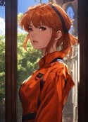 Cute Anime Girl Realme 7i Wallpaper