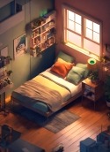 Cozy Bedroom HTC Desire VT Wallpaper