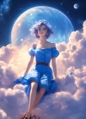 Blue Skin Anime Celkon A98 Wallpaper