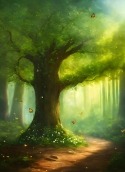 Green Tree Realme Narzo Wallpaper