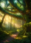 Magical Forest Huawei Ascend G615 Wallpaper