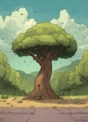 Giant Green Tree Realme Narzo 20A Wallpaper