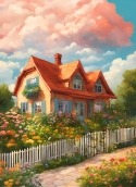 House Garden Samsung Galaxy Ace Duos S6802 Wallpaper