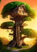 Tree House Unnecto Quattro Wallpaper