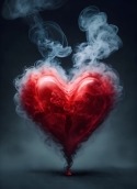 Heart Of Smoke Micromax A52 Wallpaper