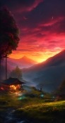 Beautiful Sunset BlackBerry Pearl Flip 8220 Wallpaper
