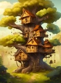 Tree House BlackBerry Pearl Flip 8220 Wallpaper