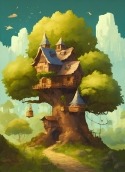 Tree House HTC S620 Wallpaper