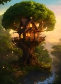 Tree House LG Optimus M+ MS695 Wallpaper