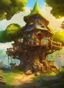 Tree House HTC Touch Dual Wallpaper