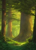Green Forest YU Yutopia Wallpaper