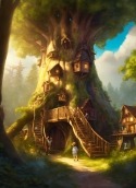 Tree House Vivo Y25 Wallpaper