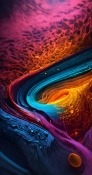 Abstract Paint ZTE nubia Red Magic 7 Wallpaper