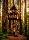 Tree House Sony Xperia Z1s Wallpaper