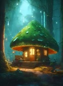 Mushroom House Lenovo K860 Wallpaper