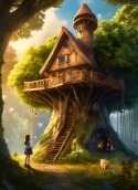 Tree House Xiaomi Redmi 10 Prime 2022 Wallpaper