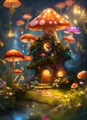Mushroom House Xiaomi Redmi 10 Prime 2022 Wallpaper