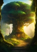 Green Tree Panasonic Eluga Tapp Wallpaper