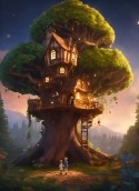 Tree House Alcatel 1v (2019) Wallpaper