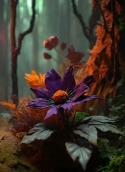 Purple Flower HTC Desire 728 Ultra Wallpaper