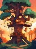 Tree House Meizu 18s Wallpaper