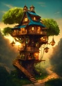 Tree House Lava Z4 Wallpaper