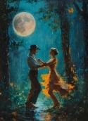 Couple Dancing In Rain Alcatel Go Flip 4 Wallpaper